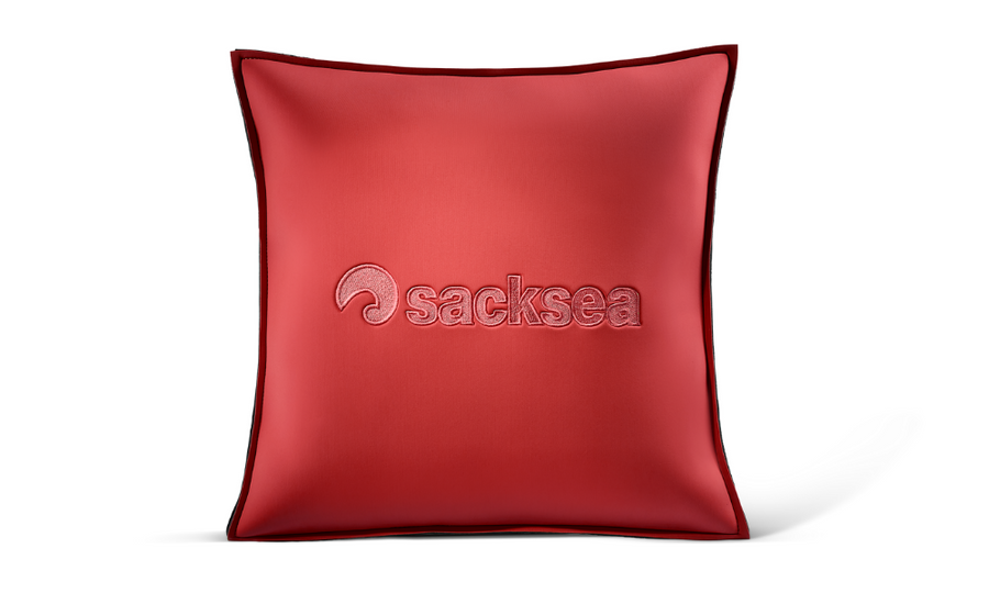 Sacksea Eco pillow - Coral Red